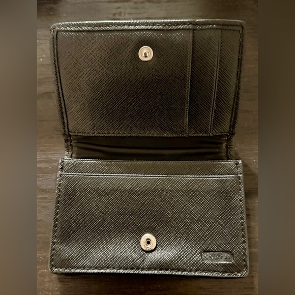 COACH Textured Black Wallet - Picture 7 of 8